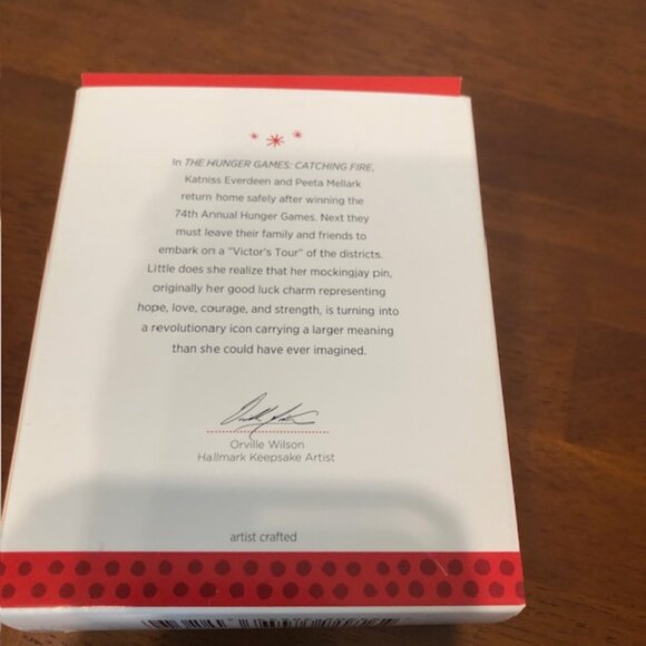 Hallmark 2013 Hunger Games Catching Fire Mockingjay Ornament - Picture 7 of 13